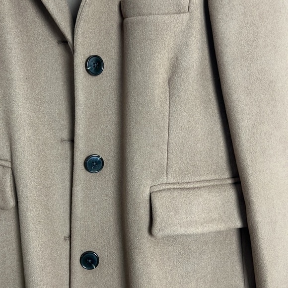 🎉HP🎉 Michael Kors Dark Camel Single-Breasted Wool Walker Coat Size XXL NWT - Picture 6 of 8